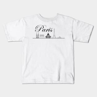 Skyline - Paris Kids T-Shirt